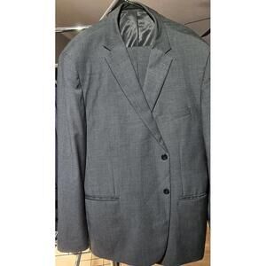 Awearness Kenneth Cole Men's Gray Wool Suit Jacket Size 52 Regular